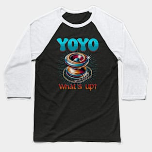 YoYo What's Up Retro Spinner Enthusiast YoYo Hobbyist Vintage Baseball T-Shirt